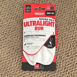 Iron Man White Ultralight Run Socks